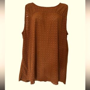 French Laundry Brown Sleeveless Tunic